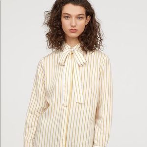 H&M tie blouse